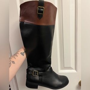 Solanz wide calf boots